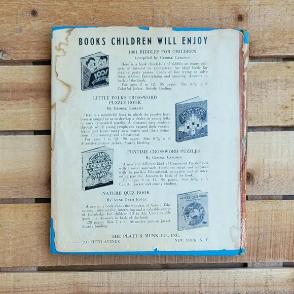 Vintage 1942 School Book: The Junior Quiz Book By Sylvia Weil And Rosetta C. Gol - Picture 2 of 16